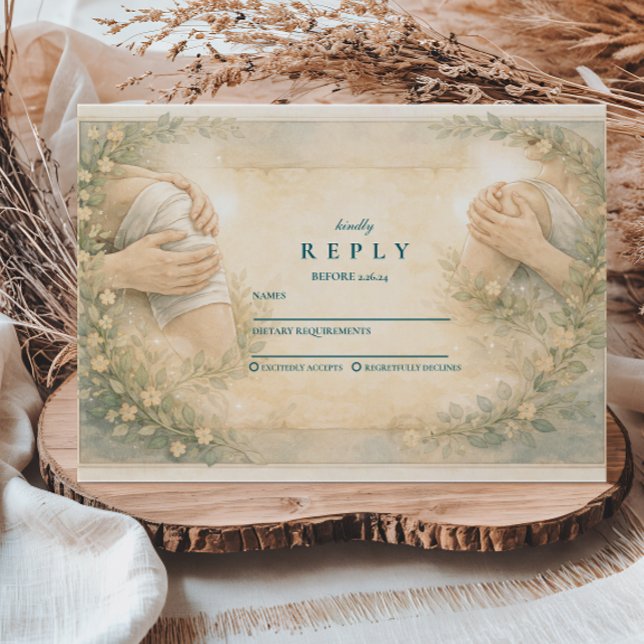 Cartão RSVP Academic Physical Therapy Graduate (Criador carregado)