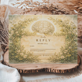 Cartão RSVP Academic Psychology Graduation