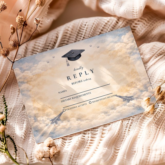 Cartão RSVP Air Force Academy Graduation (Criador carregado)