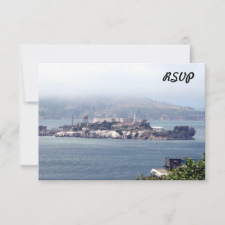 Cartão RSVP Alcatraz