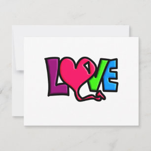 Cartão RSVP Amor