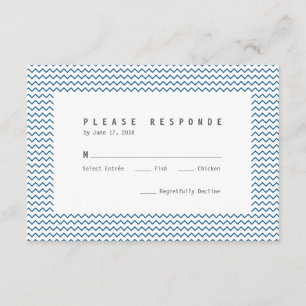 Cartão RSVP Âncora do amor