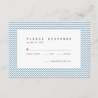 Cartão RSVP Âncora do amor