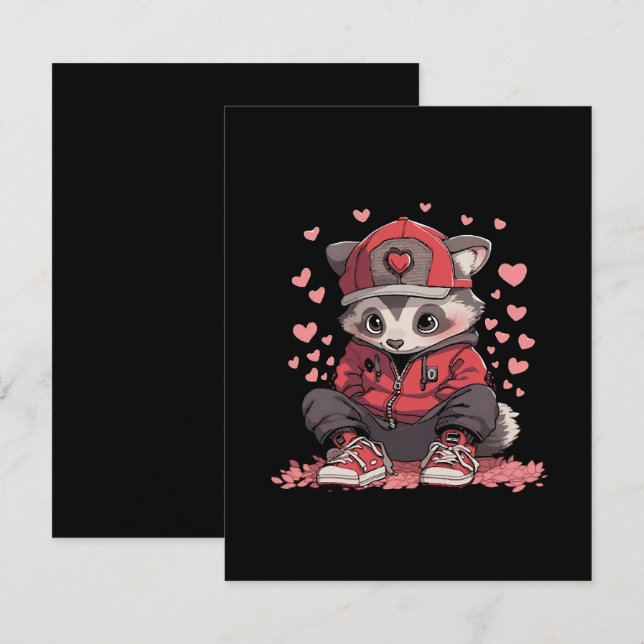 Cartão RSVP Andy Trendy (Frente/Verso)