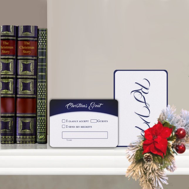 Cartão RSVP Angels From the Realms of Glory Response Card (Criador carregado)