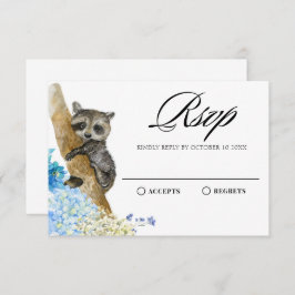 Cartão RSVP Animais Aquíferos