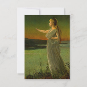 Cartão RSVP Ariadne em Naxos John Atkinson Grimshaw 