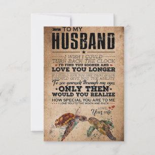Cartão RSVP Arte Da Esposa Para O Meu Marido Amar-te Por Mais 