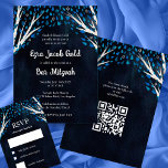 Cartão RSVP Árvore da Vida Stars Watercolor Bat Bar Mitzvah<br><div class="desc">Cartão de resposta perfeito para um morcego mitzvah, bar mitzvah ou outra celebração judaica! Mão fez arte para você! TOTALMENTE PERSONALIZÁVEL! Clique em "Personalizar" acima para editar o texto. Clique em "editar usando a ferramenta design" para ajustar as fontes, cores e posicionamentos, tamanhos de caixa, adicionar seu próprio texto e...</div>