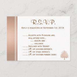 Cartão RSVP Árvore nua no Nude R.S.V.P.