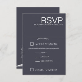 Cartão RSVP Árvores de inverno