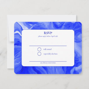 Cartão RSVP Bar Personalizado Bat Mitzvah da Estrela Azul do D