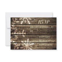 Barn Wood Snowflakes Casamento no inverno Russo RS