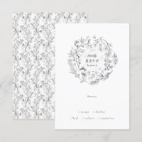Belo Monograma Floral Casamento De Ferro Escrito