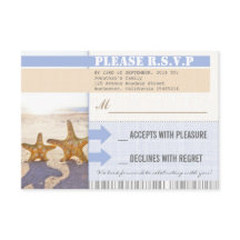 bilhetes de casamento para estrelas da praia