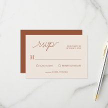 Boho Chic Terracotta Casamento Minimal