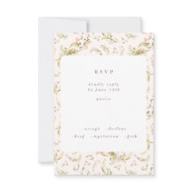 Boho Primavera Botânico Big WildFlower Wedding RSV