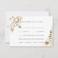Boho Protea Pampas Grass Casamento Floral