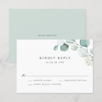 Boho Watercolor Eucalyptus Deixa Casamento