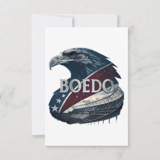 Cartão RSVP Bold Rules: A Clear, Striking Message