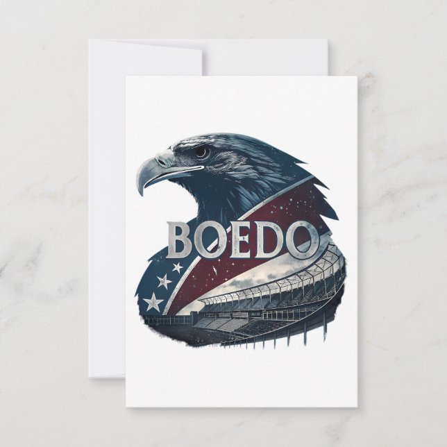 Cartão RSVP Bold Rules: A Clear, Striking Message (Frente)