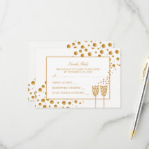 Bolhas de Champanhe Dourado Casamento
