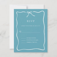 Borda do Script Whimsical Blue