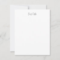 Caligrafia Minimalista Branca Simples