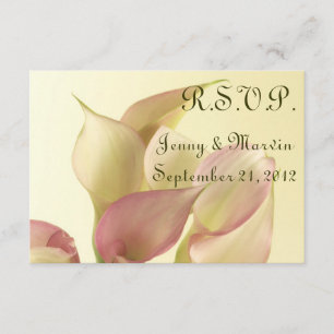 Cartão RSVP Calla Lily R.S.V.P.