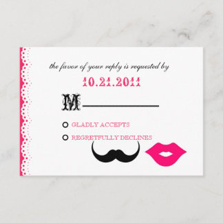 CARTÃO RSVP CAPÍLIN - PINK