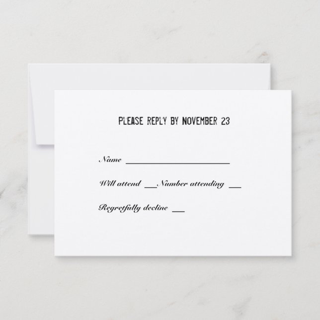 Cartão RSVP Capturas de Excelente de pavimentação de pesca Rsv (Frente)