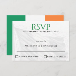 Cartão RSVP Casal Irlanda