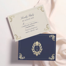 Casamento Barroco Azul Naval Dourado