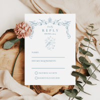 Casamento Barroco em Azul Poeirento
