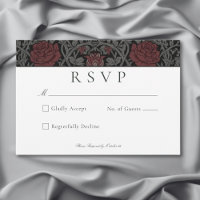 Casamento Botânico Elegante Vintage Gótica