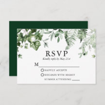 Casamento Botânico Moderno Elegante Ivy Sage Green