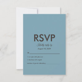 Cartão RSVP Casamento Botânico Vintage | Paleta Floral Curada