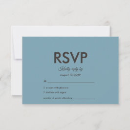 Cartão RSVP Casamento Botânico Vintage | Paleta Floral Curada