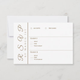 Cartão RSVP Casamento Buquê-Branco da Flor Neutra-