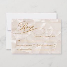 Cartão RSVP Casamento Caligrafia Boho Chic