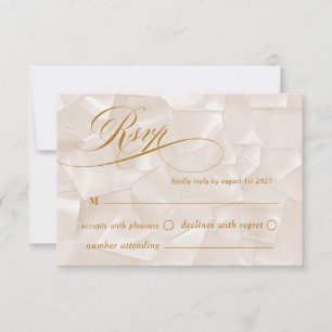 Cartão RSVP Casamento Caligrafia Boho Chic