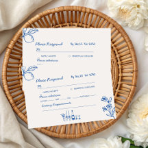 Casamento Caprichoso Champanhe Desenhado à Mão Azu
