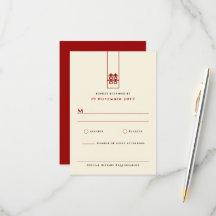 Casamento Chinês de Dupla Felicidade Retangular