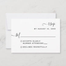 Casamento com Letra de Script Boêmio Minimalista R