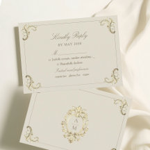 Casamento Creme Dourado Barroco Vintage