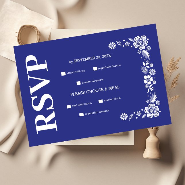 Cartão RSVP Casamento da Grécia de destino Santorini (Criador carregado)