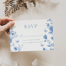 Cartão RSVP Casamento das Flores da primavera de Belo Encantad