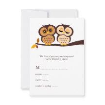 Casamento de Autumn Themed Owls
