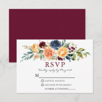 Casamento de Borgonha Floral Mistura