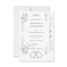 Casamento de Design de Rolagem de Silver Bells